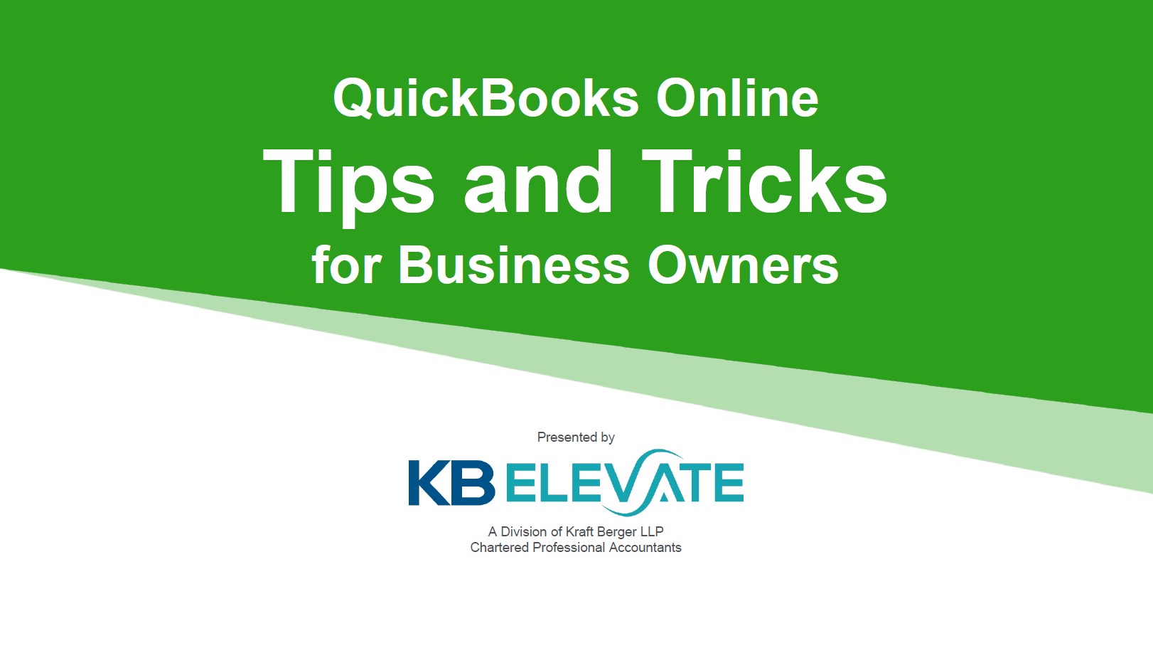 QuickBooks Online Tips and Tricks for Canadian Small Business Owners